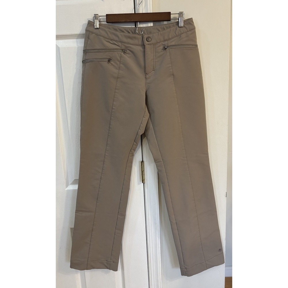 Athleta Women's Size 6 Winter Pants Khaki At42278‎ Soft Shell